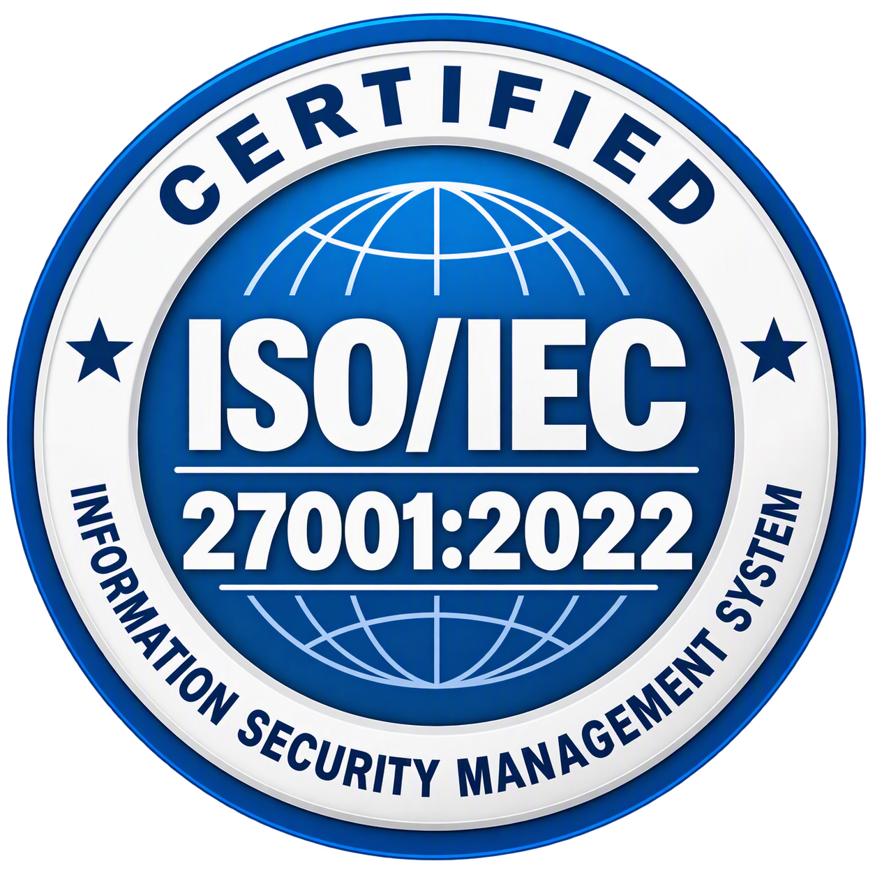 ISO/IEC 27001:2022 certified – Information Security Management System